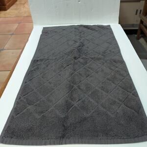 Enchante House Turkish Cotton Gracious 16" x 28" Anthracite hand towel NEW